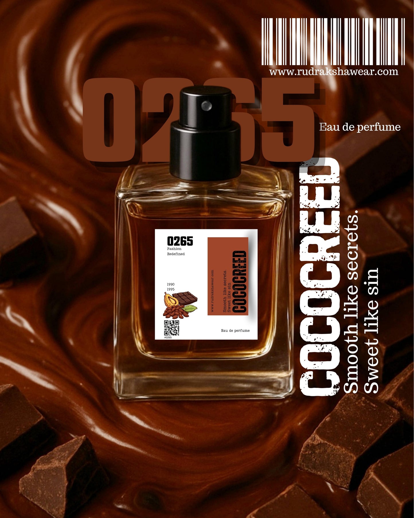 Cococreed- Eau De Perfume (50ml) 🍫 Smooth Like Secrets Sweet Like Sin | 8+ Hours lasting