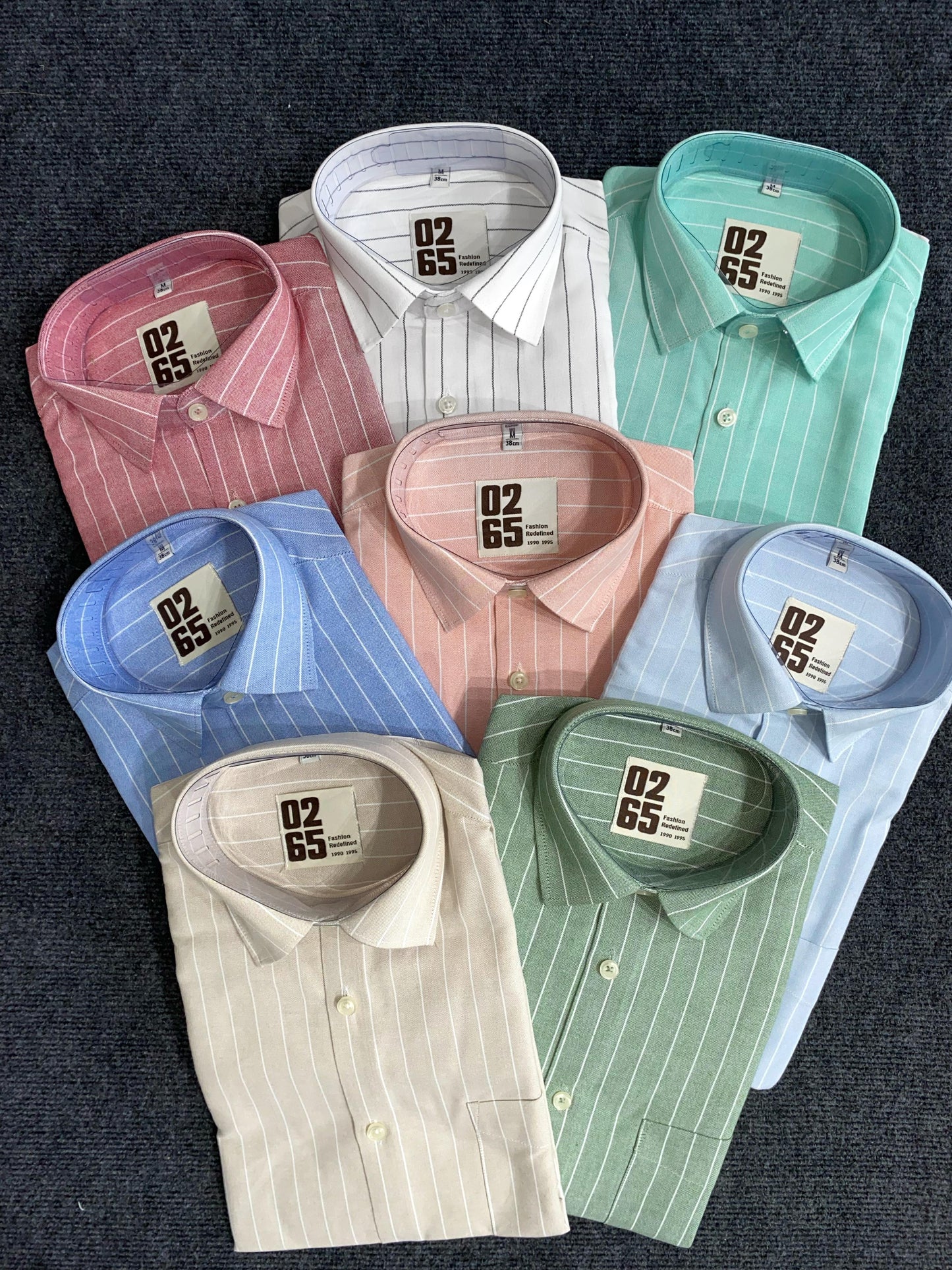 Premium Yarn Dyed Oxford Lining Full Sleeve Shirt by 0265, featuring a classic design, regular fit, and breathable, soft fabric. Durable, color-retaining, and perfect for casual or semi-formal wear. Affordable quality at ₹750.