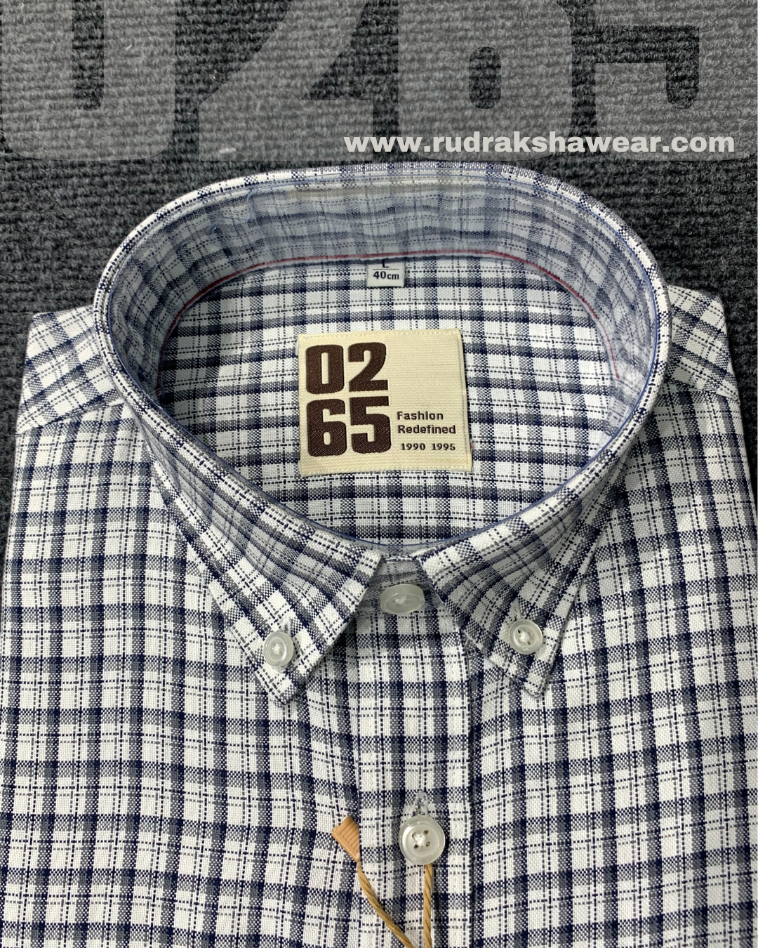PREMIUM YARN DYED SMALL CHECK BUTTON DOWN COLLAR FULL SLEEVE SHIRTS