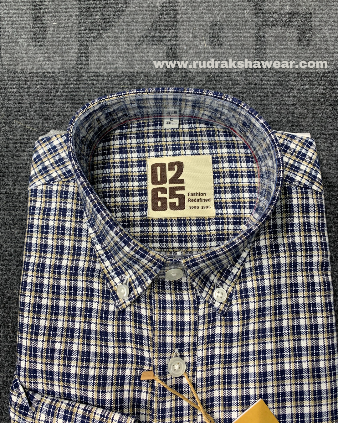 PREMIUM YARN DYED SMALL CHECK BUTTON DOWN COLLAR FULL SLEEVE SHIRTS