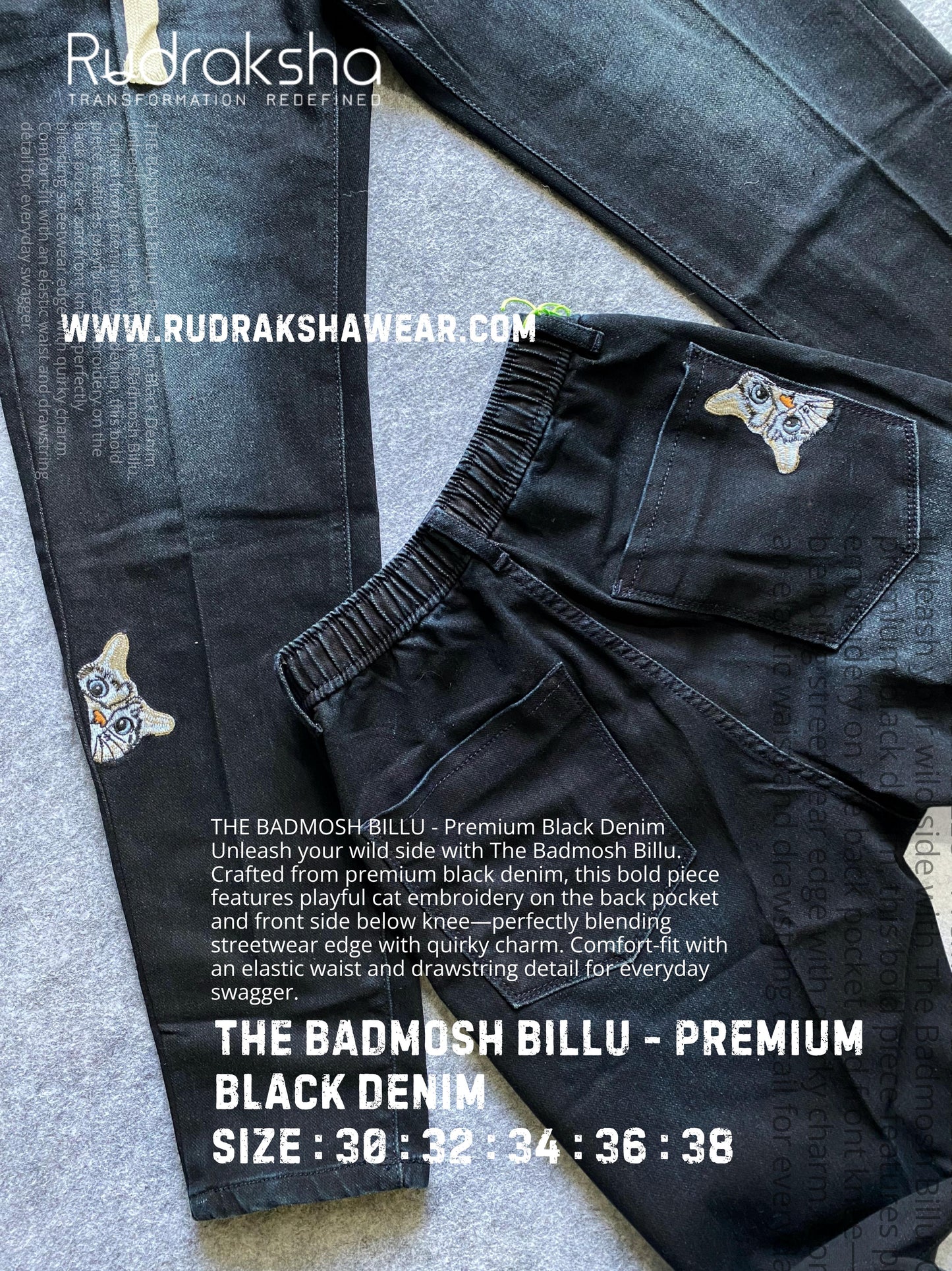 The BADMOSH BILLU - Premium Jeans - Relax Fit - Stretchable
