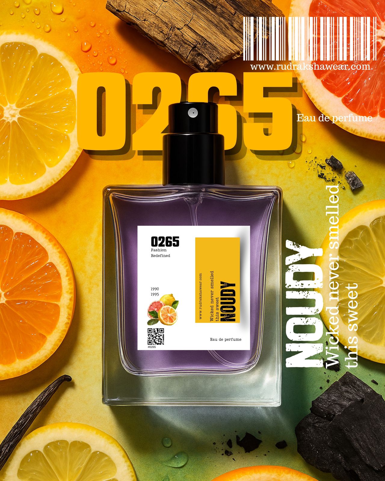 0265 NOUDY – Eau de Perfume (50ml) 🍊 Wicked never smelled this sweet. | 8+ Hours lasting