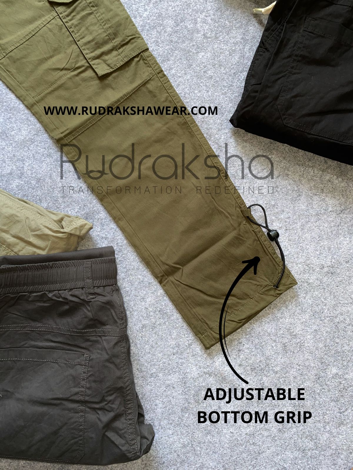 Premium Six Pocket Cargo - Paper Cotton Fabric - Adjustable Bottom Grip - Summer Collection