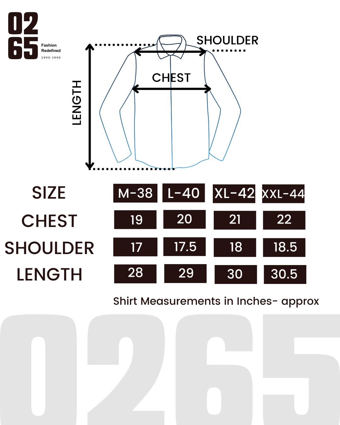 Signature 0265 Premium Cotton Oxford Full Sleeve Shirt | Back Side Box Pleated | Button Down Collar