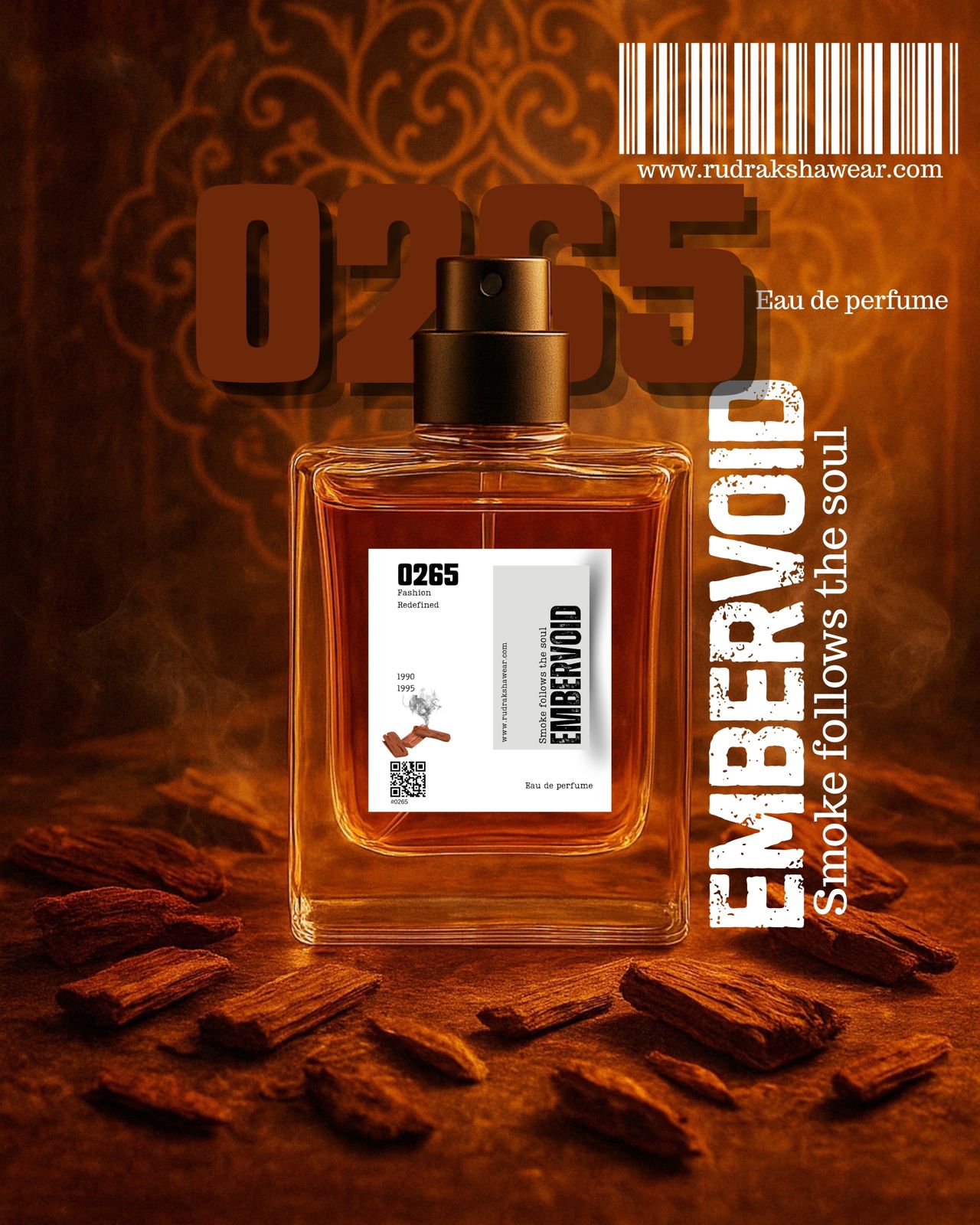 0265 EMBERVOID – Eau de Perfume (50ml) 🔥Smoke follows the soul. | 8+ Hours lasting