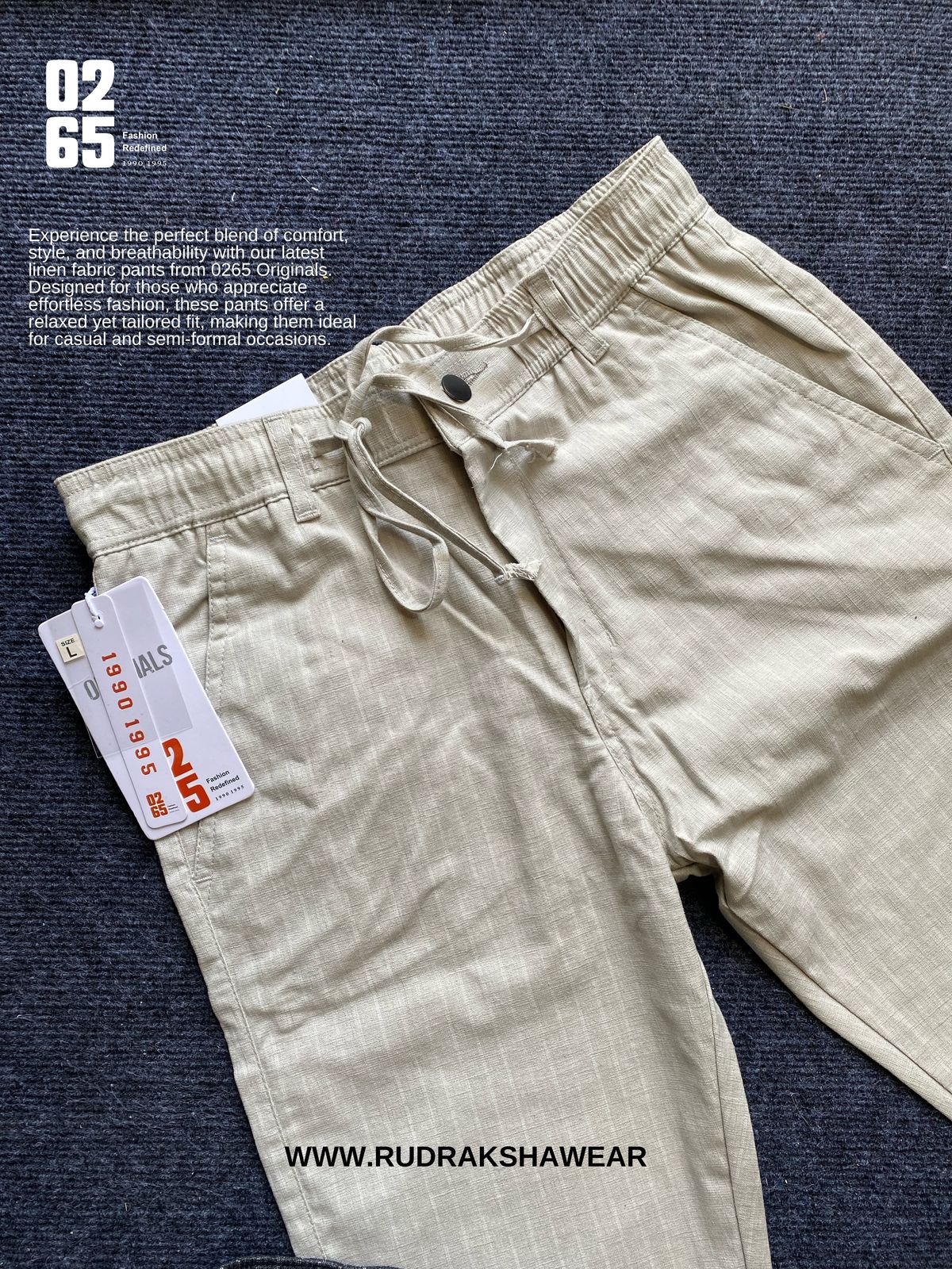Cotton Linen Pant by 0265