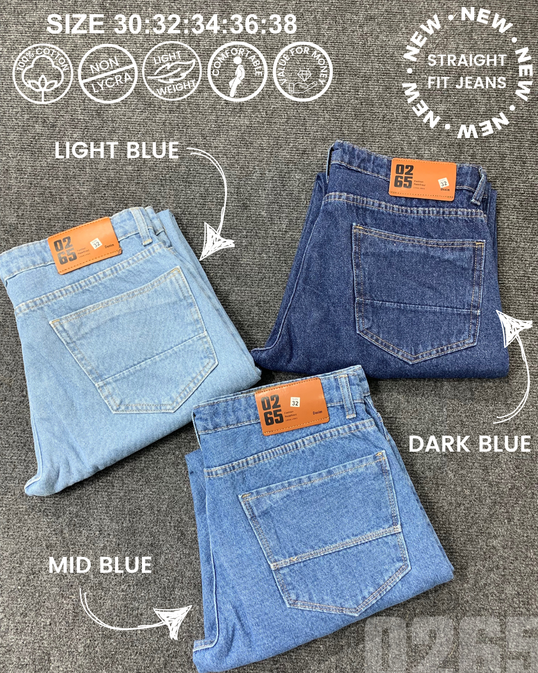 Straight Fit Jeans By 0265