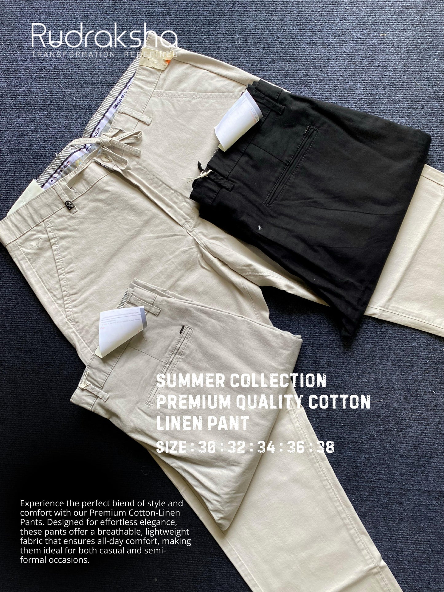 Premium Cotton Linen Pant