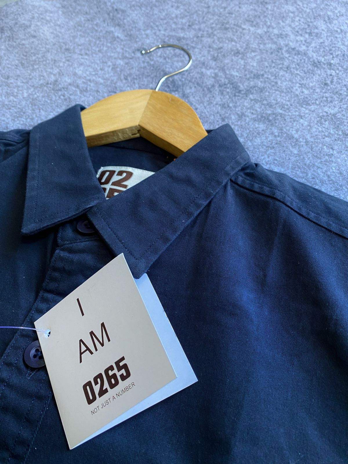 Premium Double Pocket Plain Shirt by 0265 - NAVY BLUE