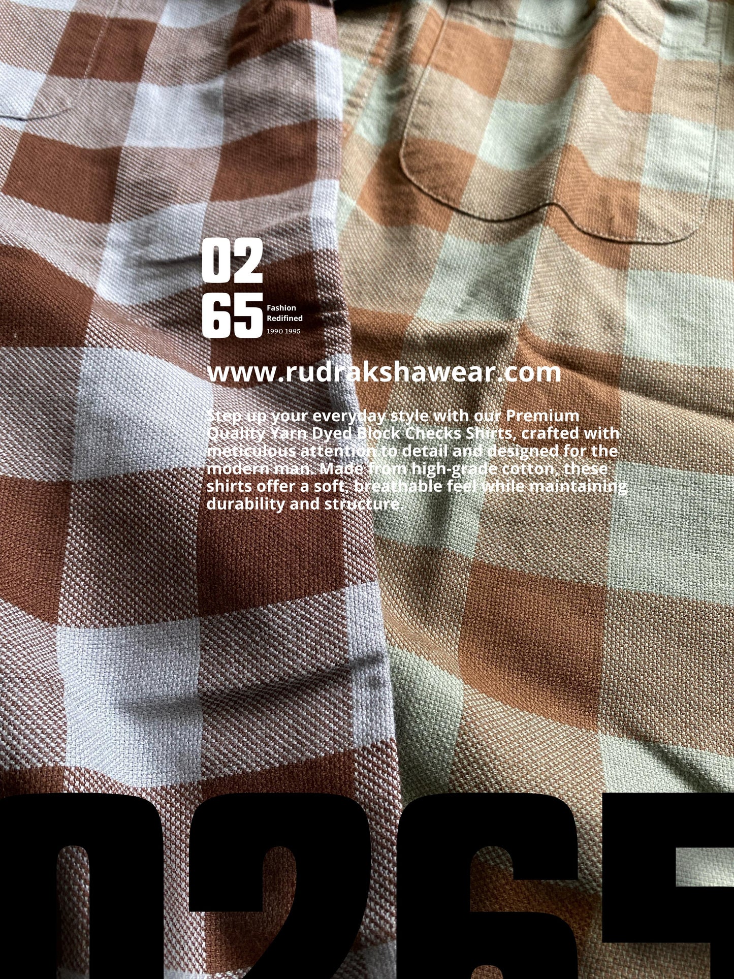 Full Sleeve Yarn Dyed Block Checks Shirt- Premium Range By 0265
