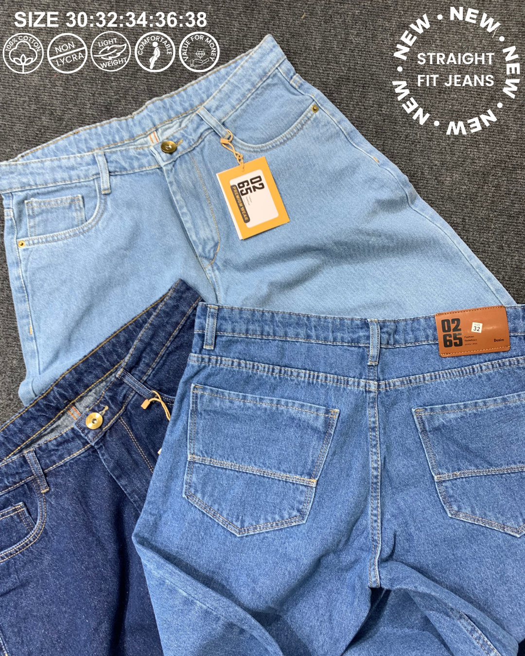 Straight Fit Jeans By 0265