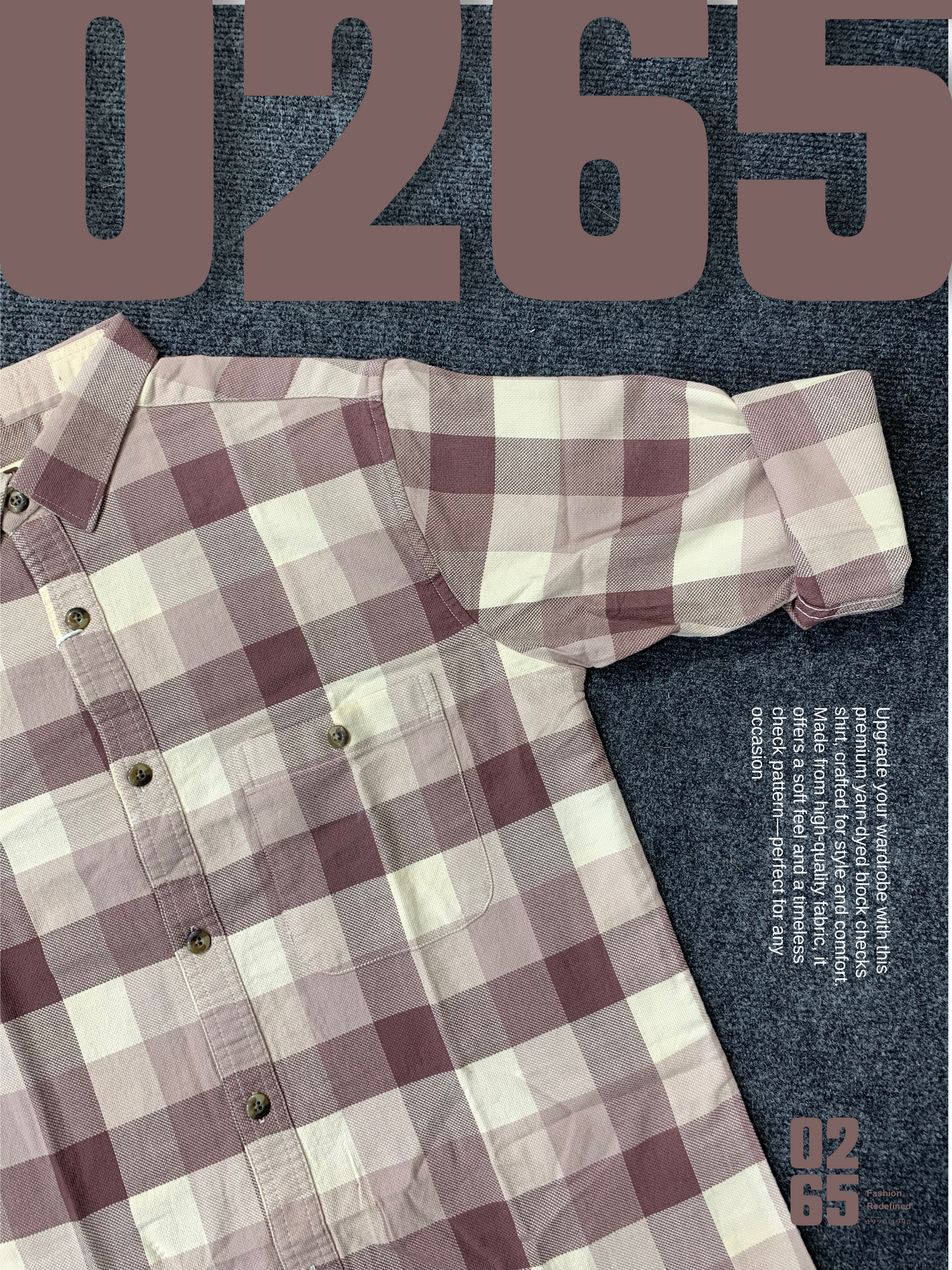 Full Sleeve Yarn Dyed Block Checks Shirt- Premium Range By 0265