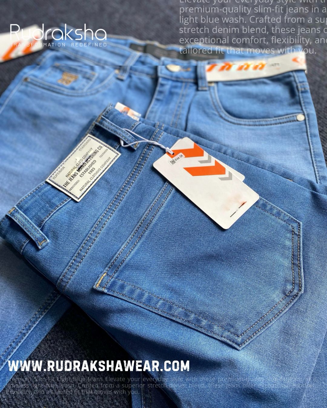 Premium Ankle Fit Jeans -Stretchable