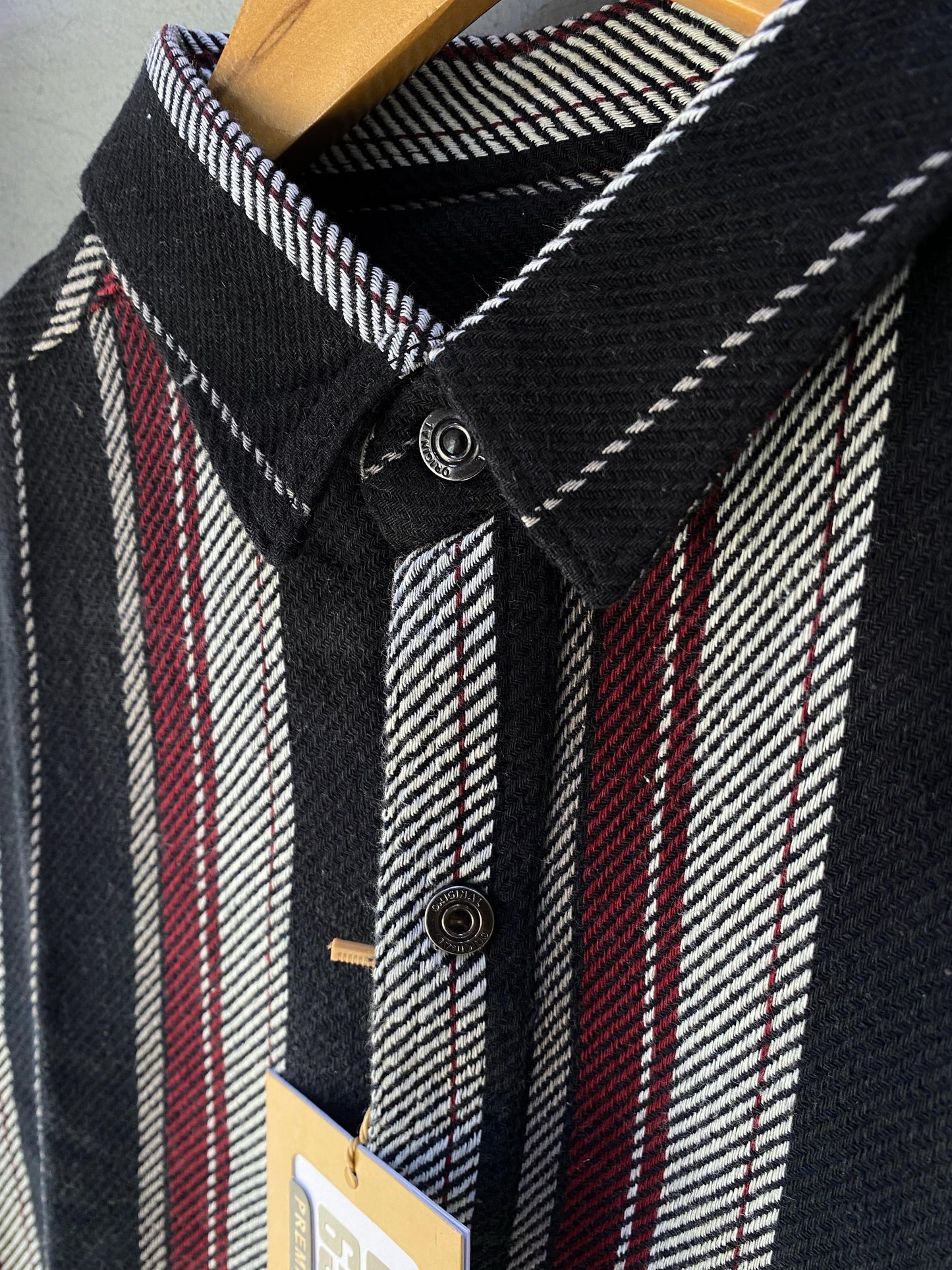 Premium Textured Vertical Lining Full Sleeve Shirt