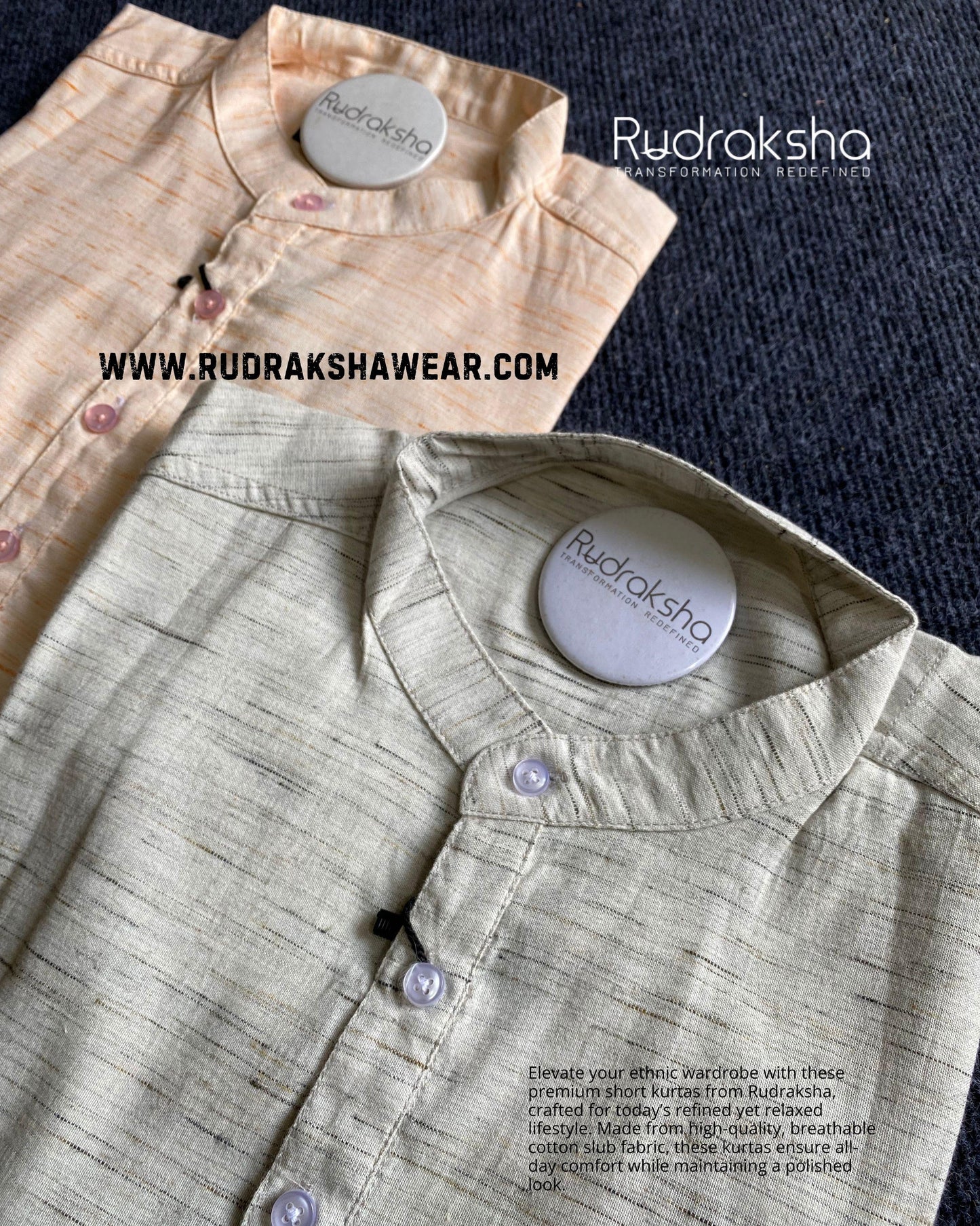 Premium Quality Short Kurta | 100% Cotton Fabri