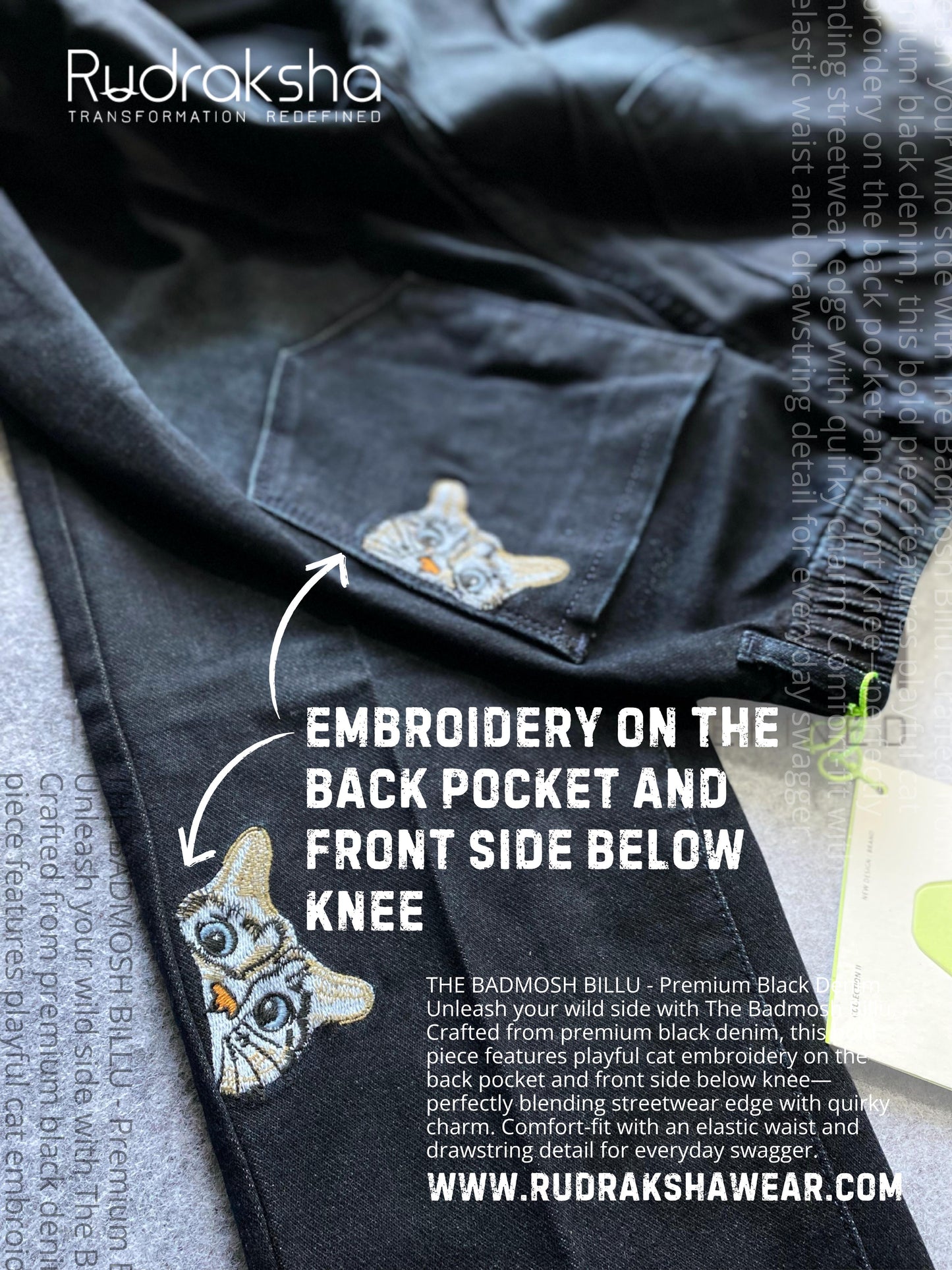 The BADMOSH BILLU - Premium Jeans - Relax Fit - Stretchable