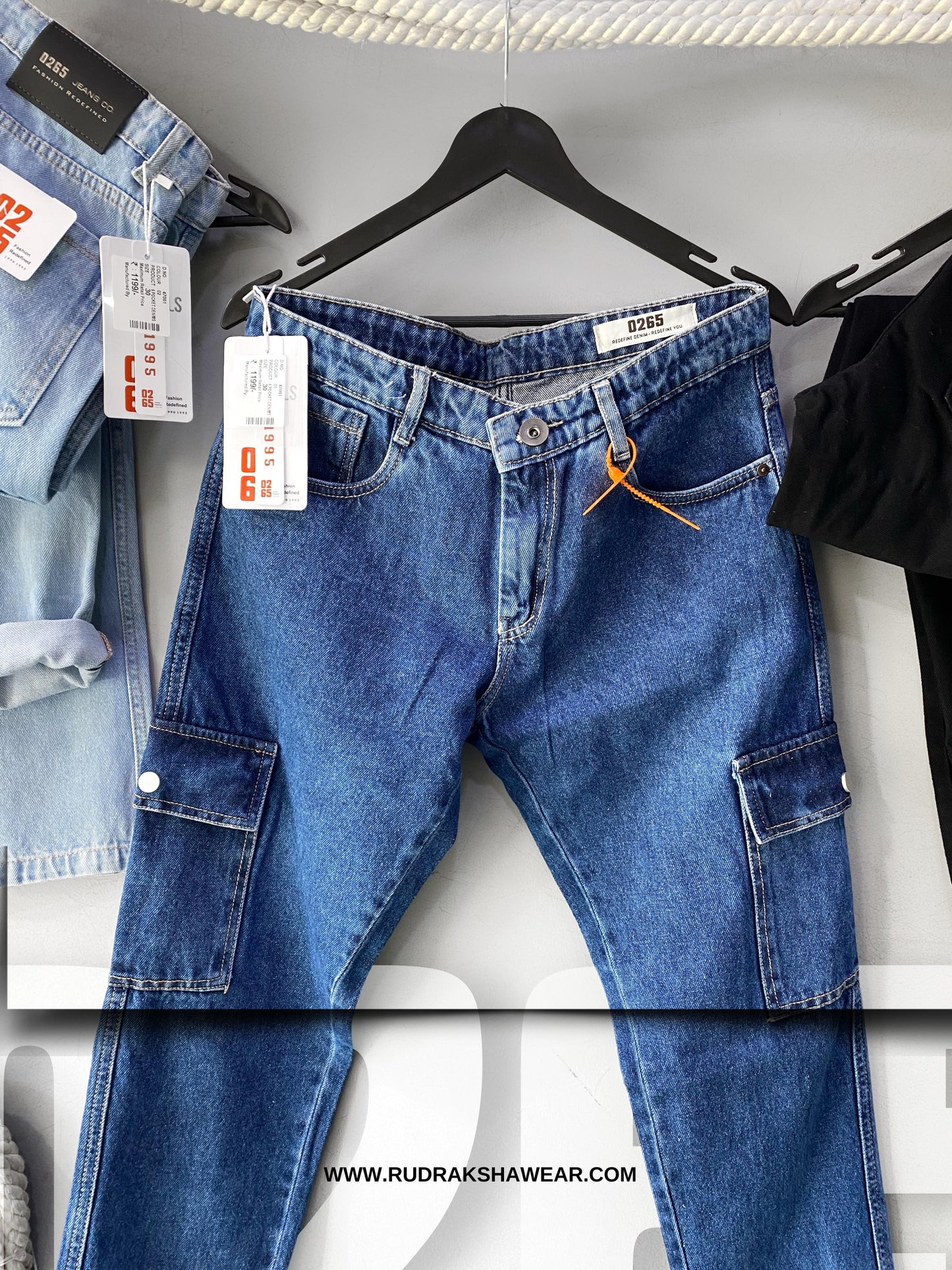 6 Pockets Cargo Jeans - Improved Fitting - Improved Pocket Design