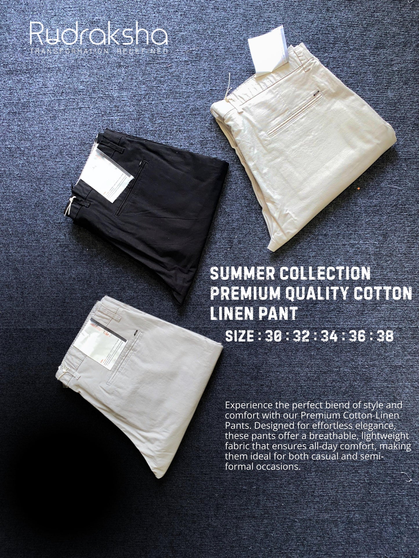 Premium Cotton Linen Pant
