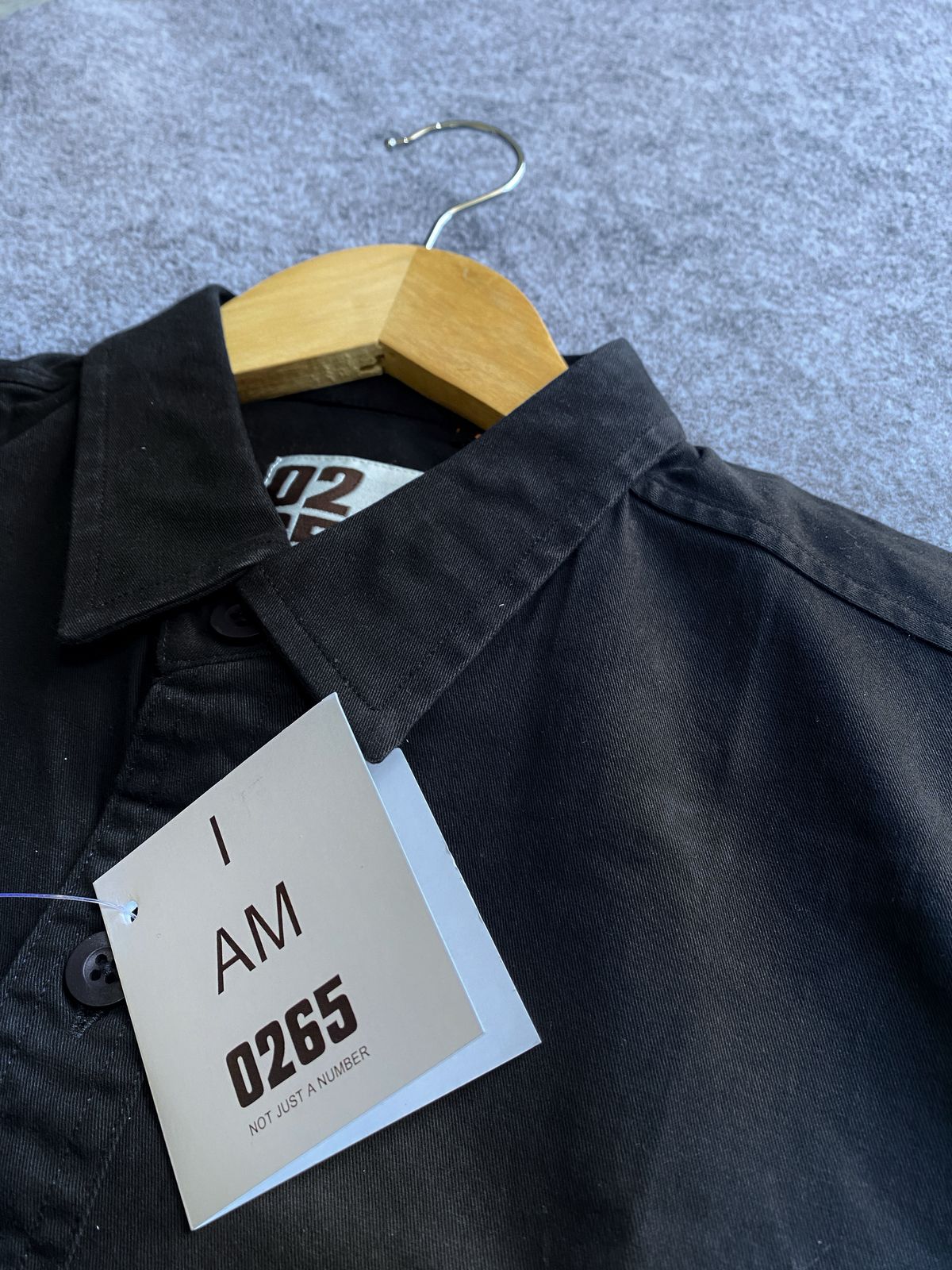 Premium Double Pocket Plain Shirt by 0265 - BLACK