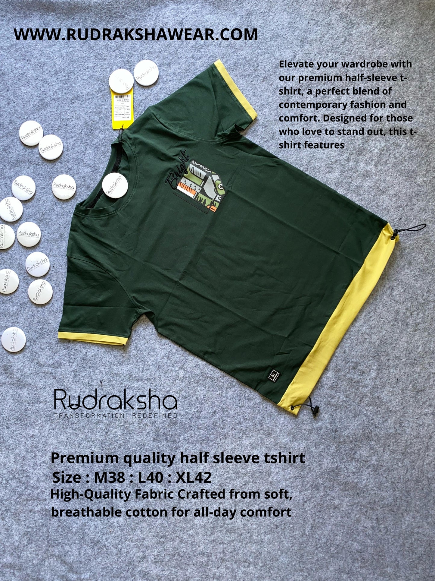 Premium Quality Half Sleeve T-Shirt - Summer Collection