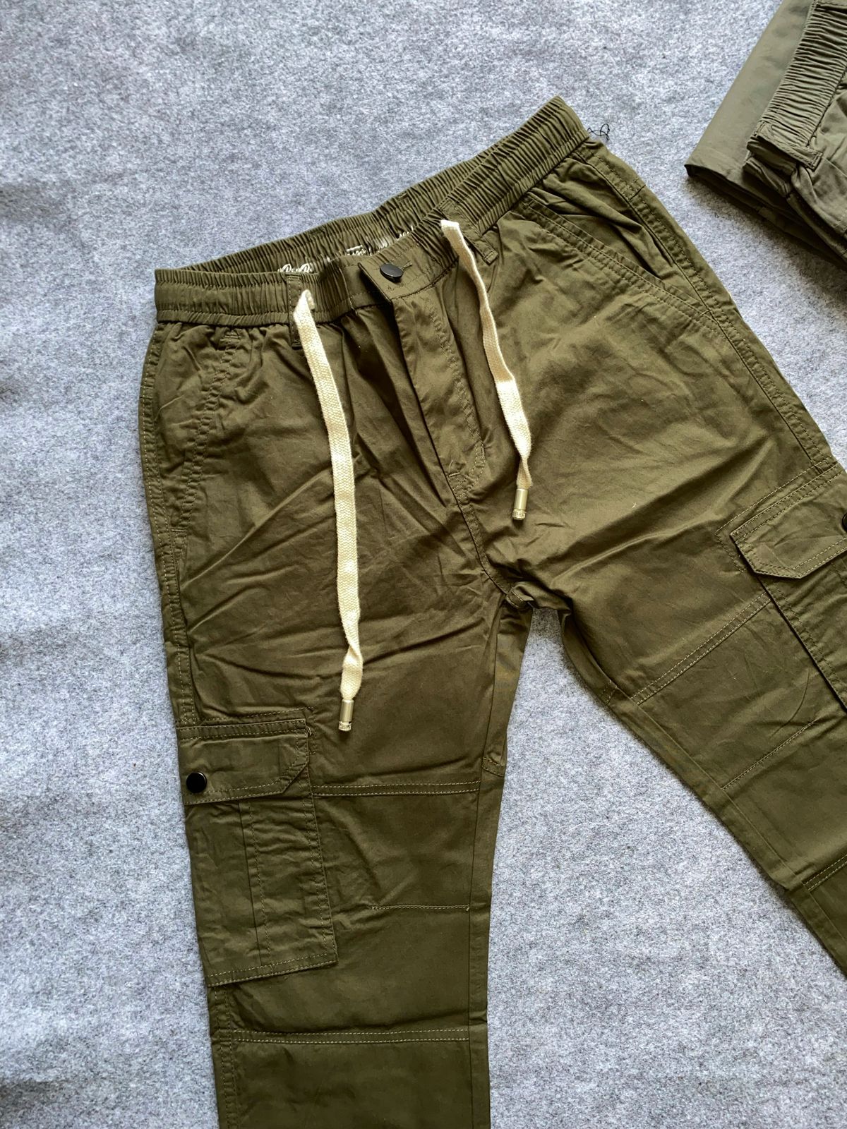 Premium Six Pocket Cargo - Paper Cotton Fabric - Adjustable Bottom Grip - Summer Collection