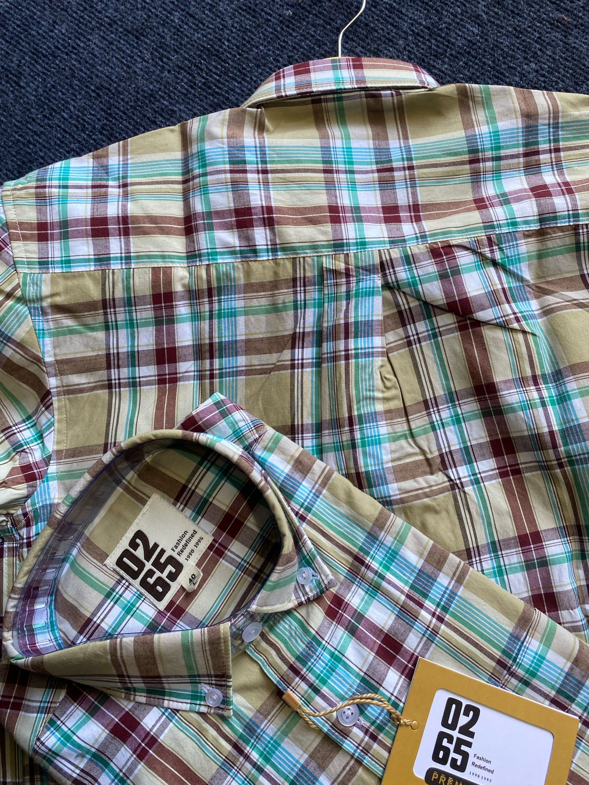 Summer Collection - Yarn Dyed Paper Cotton Back Side Box Pleated Full Sleeve Shirts