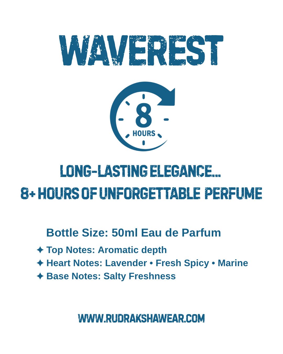 0265 WAVEREST – Eau de Perfume (50ml) 🌊Let the breeze wear you. | 8+ Hours lasting