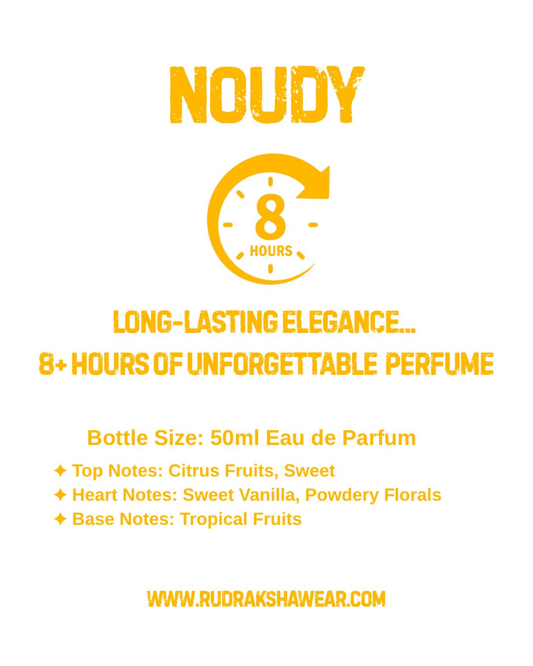 0265 NOUDY – Eau de Perfume (50ml) 🍊 Wicked never smelled this sweet. | 8+ Hours lasting