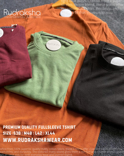 Full Sleeve T-shirt - Waffle Texture Fabric - Grip in hand and Bottom