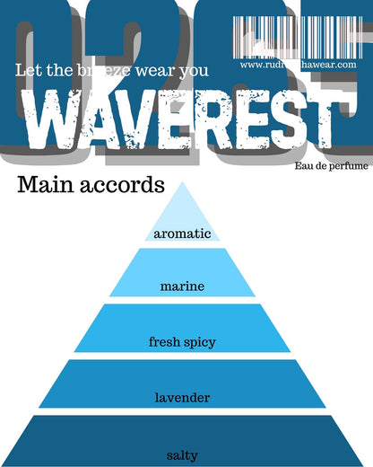 0265 WAVEREST – Eau de Perfume (50ml) 🌊Let the breeze wear you.  | 8+ Hours lasting