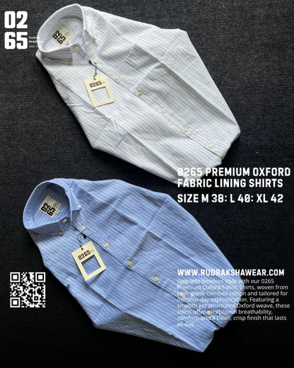 0265 Premium Quality Oxford Fabric Lining Shirt