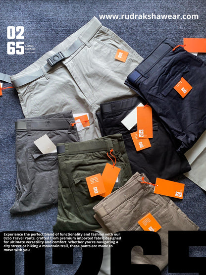 0265 Imported Fabric Travel Pant - Stretchable