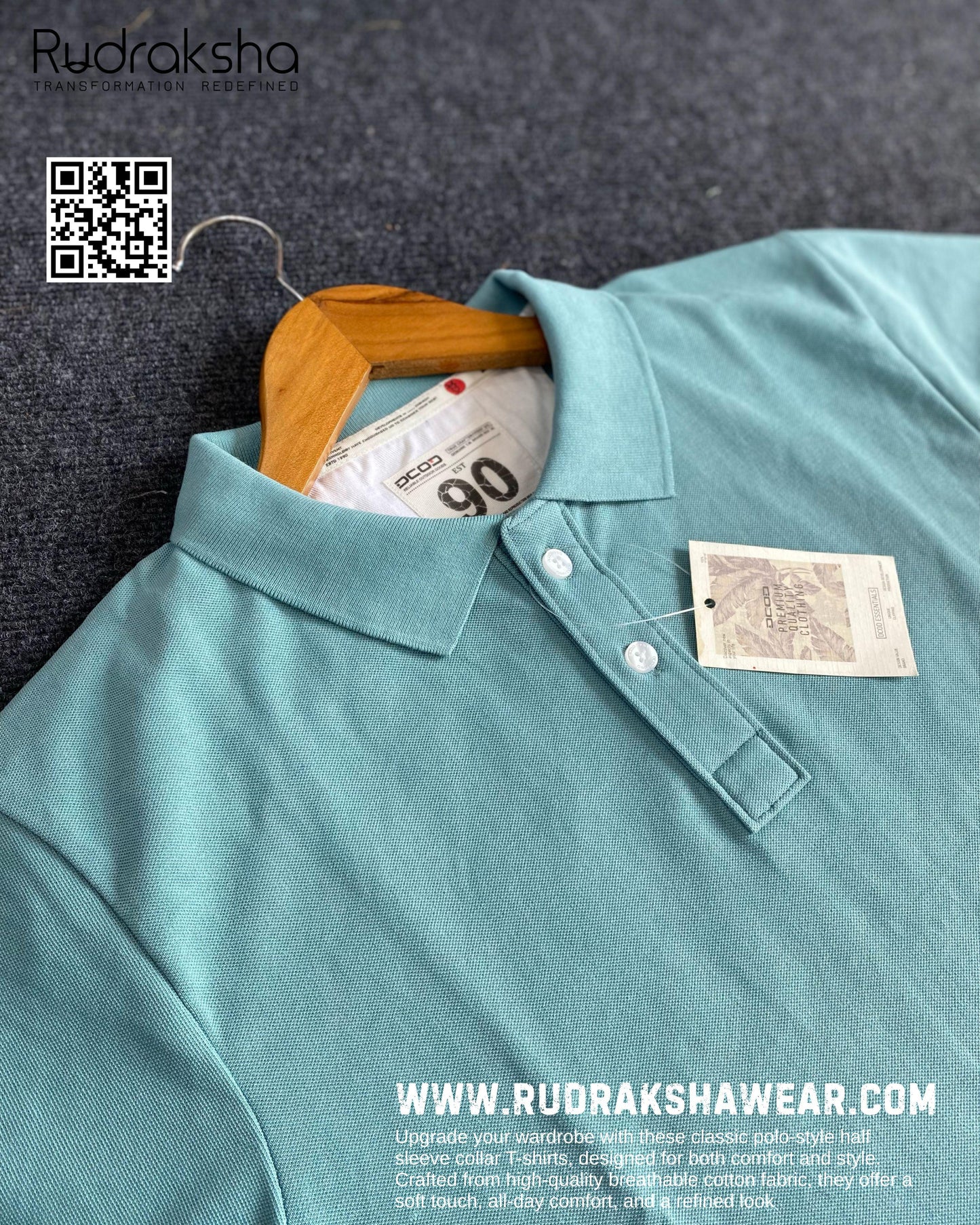Premium Fine Cotton Matty Collar T-shirts