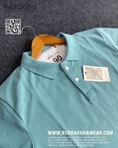 Premium Fine Cotton Matty Collar T-shirts