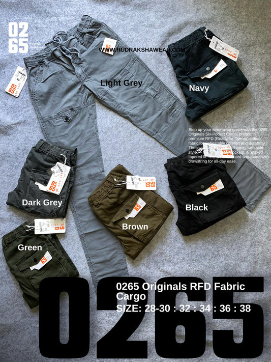 RFD 4 Pocket Cargo Pant By 0265 - Length 40'' - Slim Fit