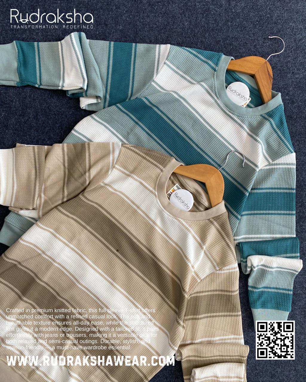 Premium Quality Knitted Full Sleeve T-shirt