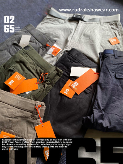 0265 Imported Fabric Travel Pant - Stretchable