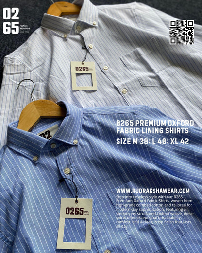 0265 Premium Quality Oxford Fabric Lining Shirt