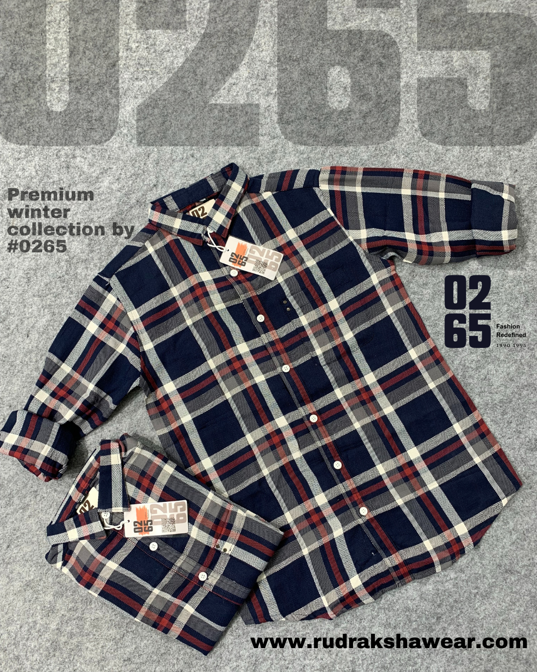 Premium Textured Checks Full Sleeve Shirt By 0265