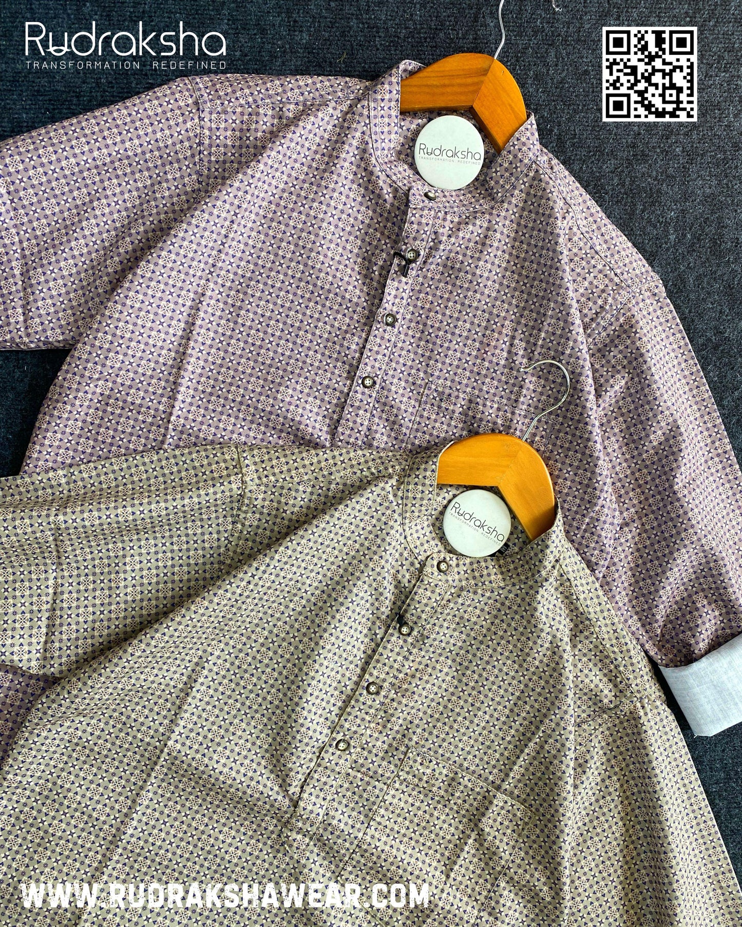 Short Kurta - Full Sleeve - Allover Print