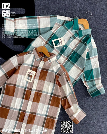 Full Sleeve Yarn Dyed Checks Shirt- Premium Range By 0265
