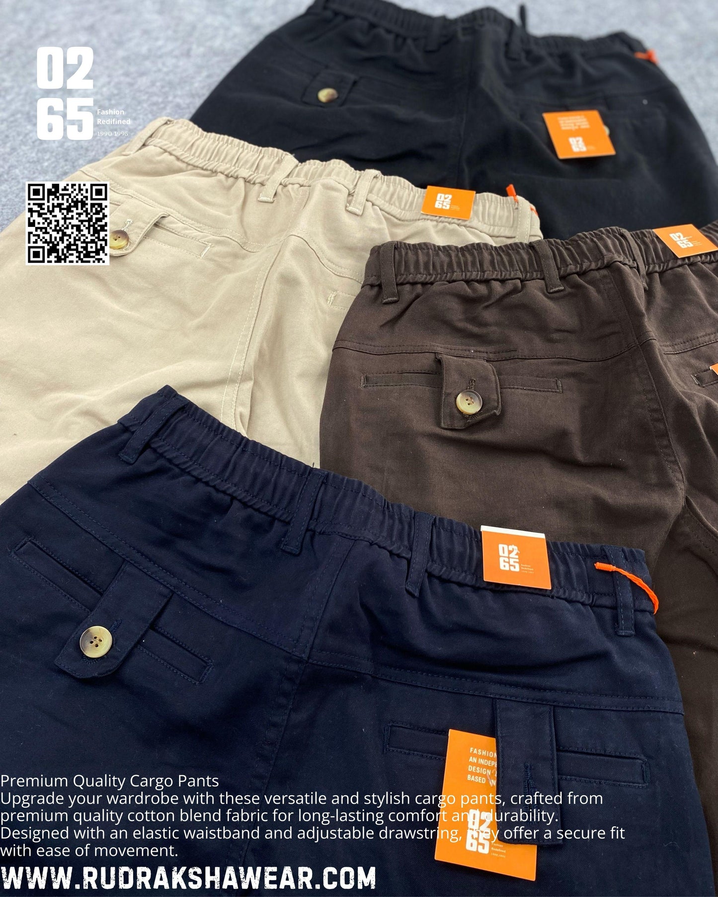 0265 6 Pocket Cargo | Ultra Soft | Stretchable