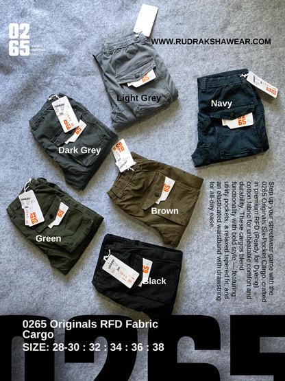 RFD 4 Pocket Cargo Pant By 0265 - Length 40'' - Slim Fit