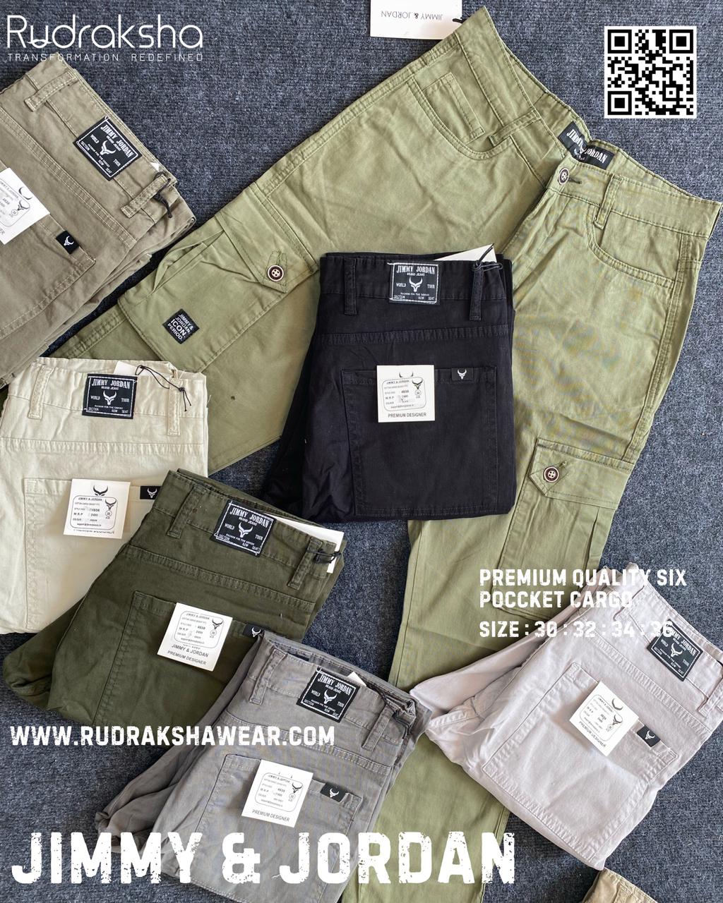 Jimmy & Jordan 6 Pockets Cotton Cargo