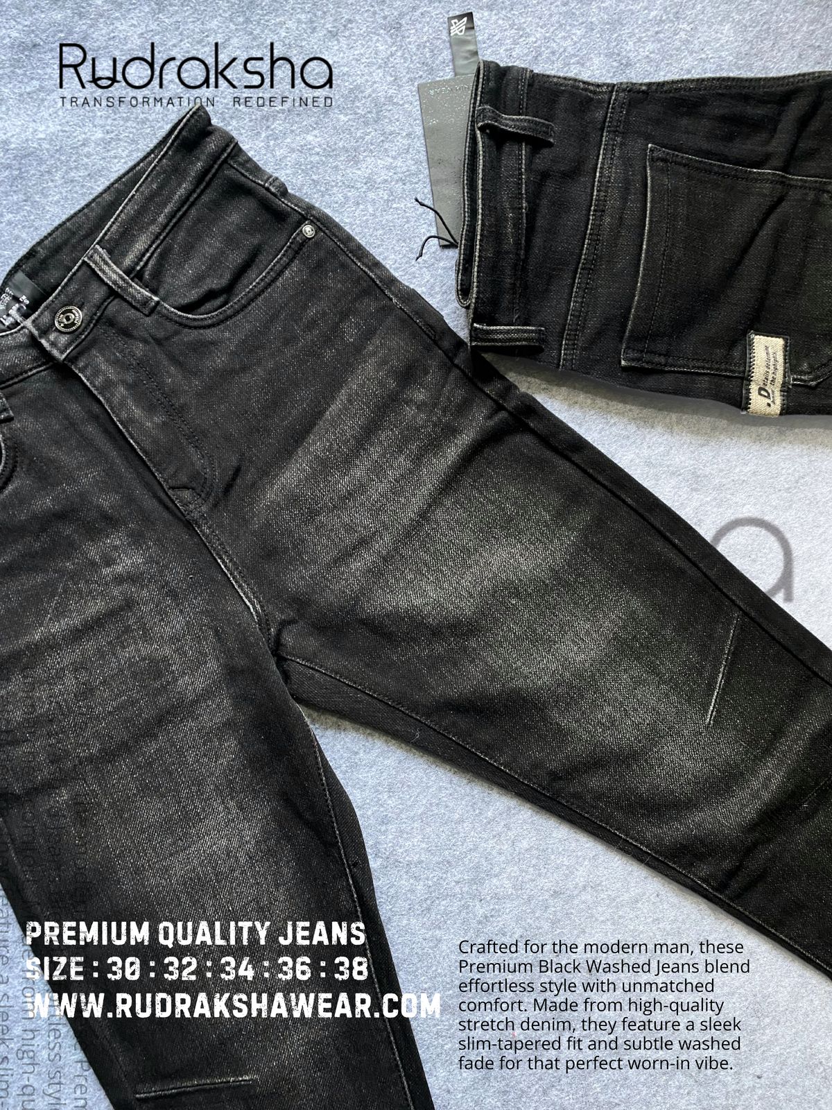 Premium Quality Jeans - Stretchable - Imported Fabric
