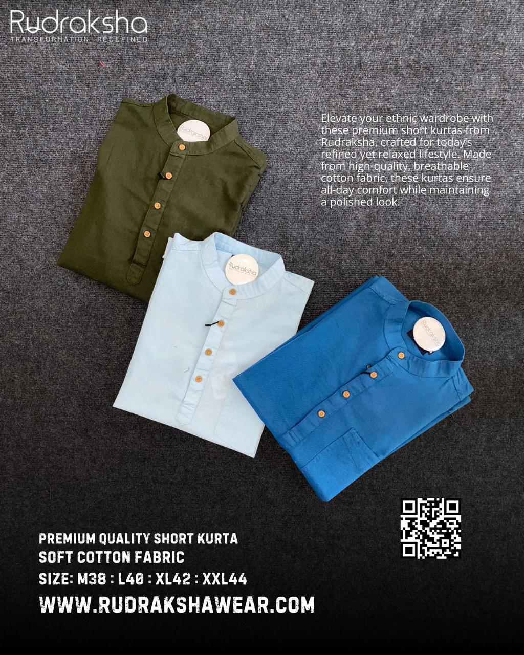 Short Kurta | 100% Cotton Fabric