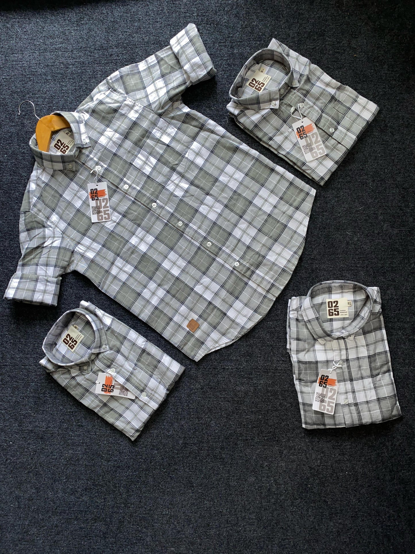 Yarn Dyed Checks Full Sleeve Shirt By 0265