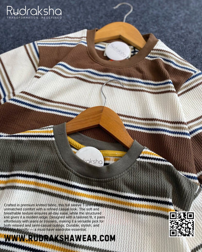 Premium Quality Knitted Full Sleeve T-shirt