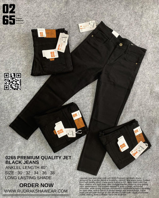 0265 Ankle Length 40" | Stretchable Jeans | Long Lasting Shades