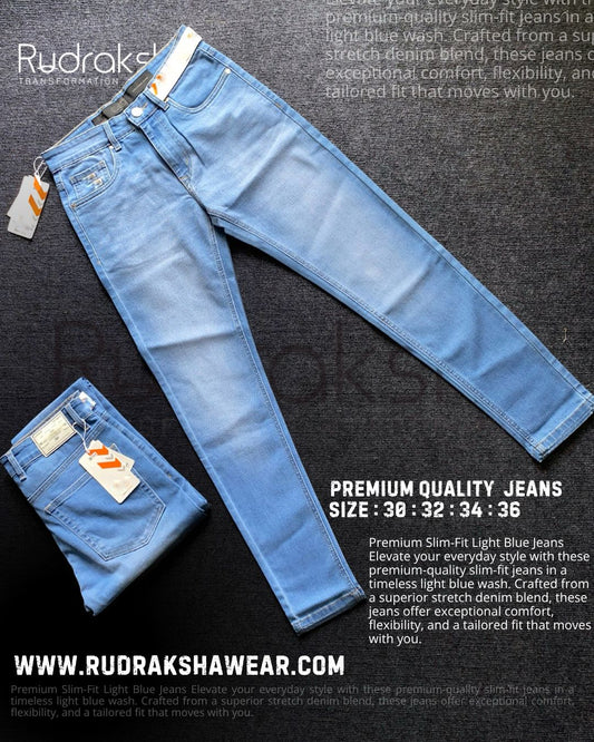 Premium Ankle Fit Jeans -Stretchable